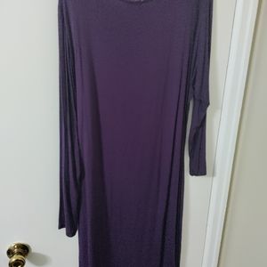Dark purple dress